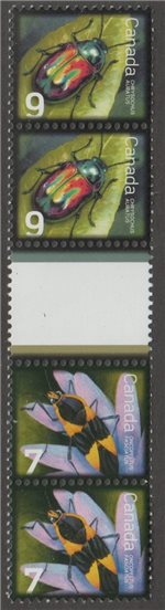 Canada Scott 2410+2408 MNH (A9-9) Gutter Pairs