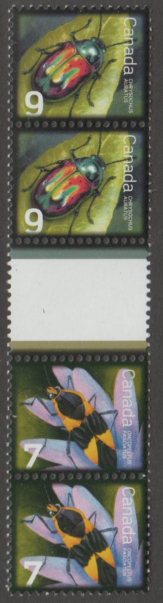 Canada Scott 2410+2408 MNH (A9-9) Gutter Pairs - Click Image to Close