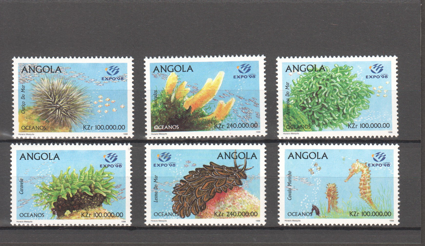 Angola Scott 1011-16 MNH (Set) - Click Image to Close