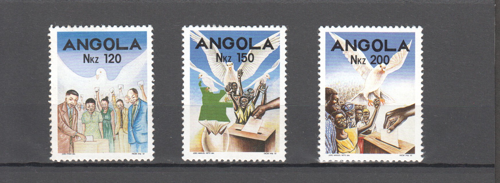 Angola Scott 851-3 MNH (Set) - Click Image to Close