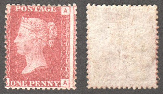 Great Britain Scott 33 Mint Plate 111 - AA (P) - Click Image to Close