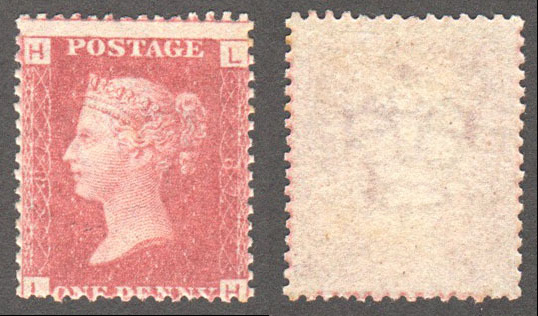 Great Britain Scott 33 Mint Plate 87 - LH (P) - Click Image to Close