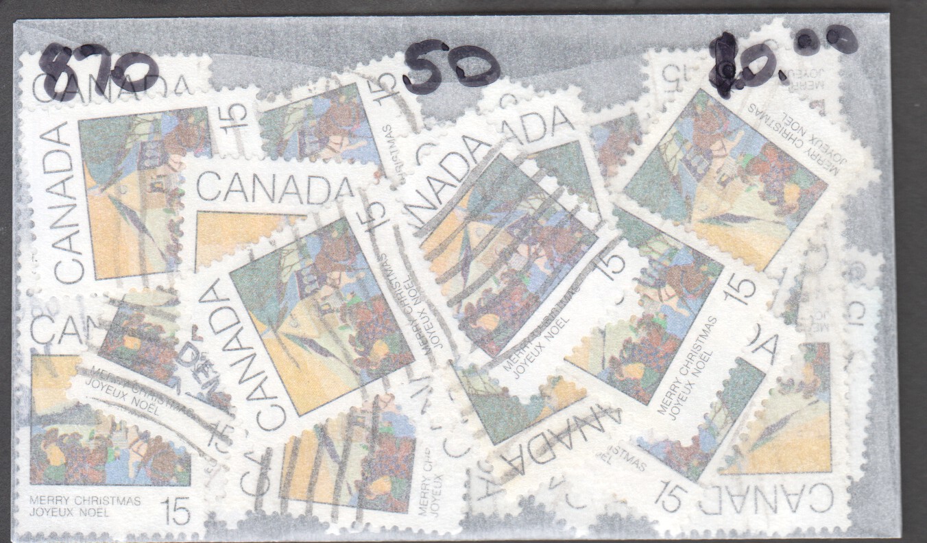 Canada Scott 870 Used x50 - Click Image to Close