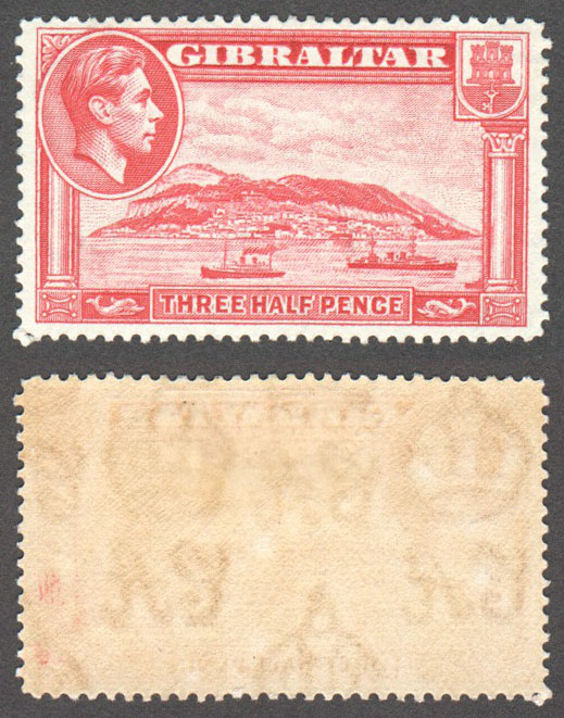 Gibraltar Scott 109 Mint (P) - Click Image to Close
