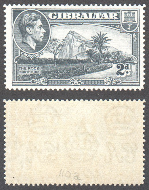 Gibraltar Scott 110a Mint (P) - Click Image to Close