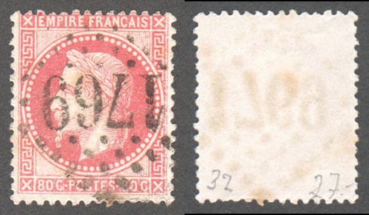 France Scott 36 Used (P) - Click Image to Close